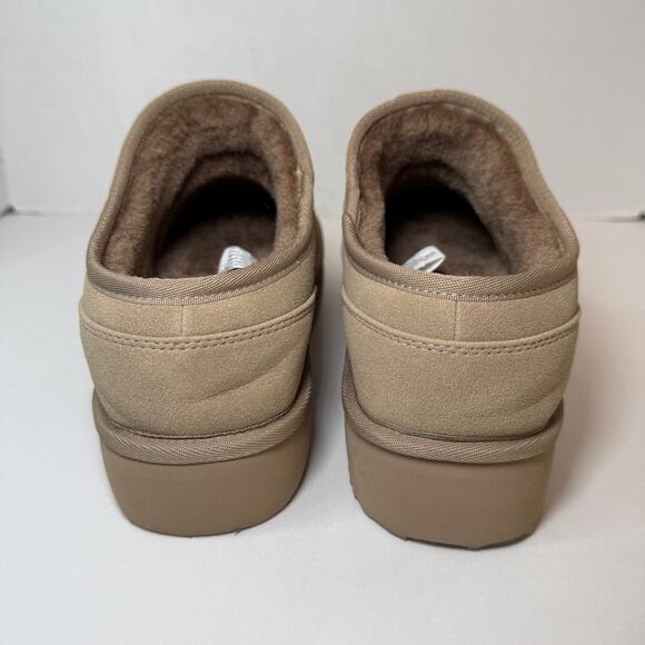 American Eagle Outfitters Women's Hangout Slip On Platform Slippers Tan Size 10 - Picture 6 of 9